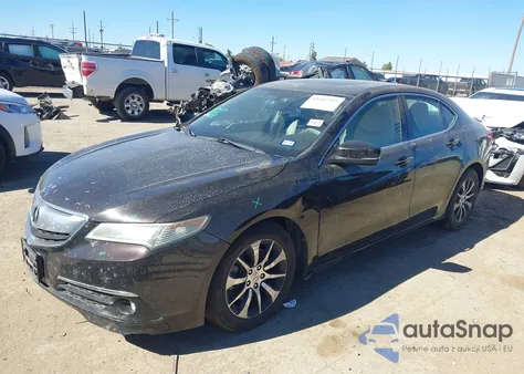 2015 Acura Tlx из США, поврежденный, VIN 19UUB1F39FA009061